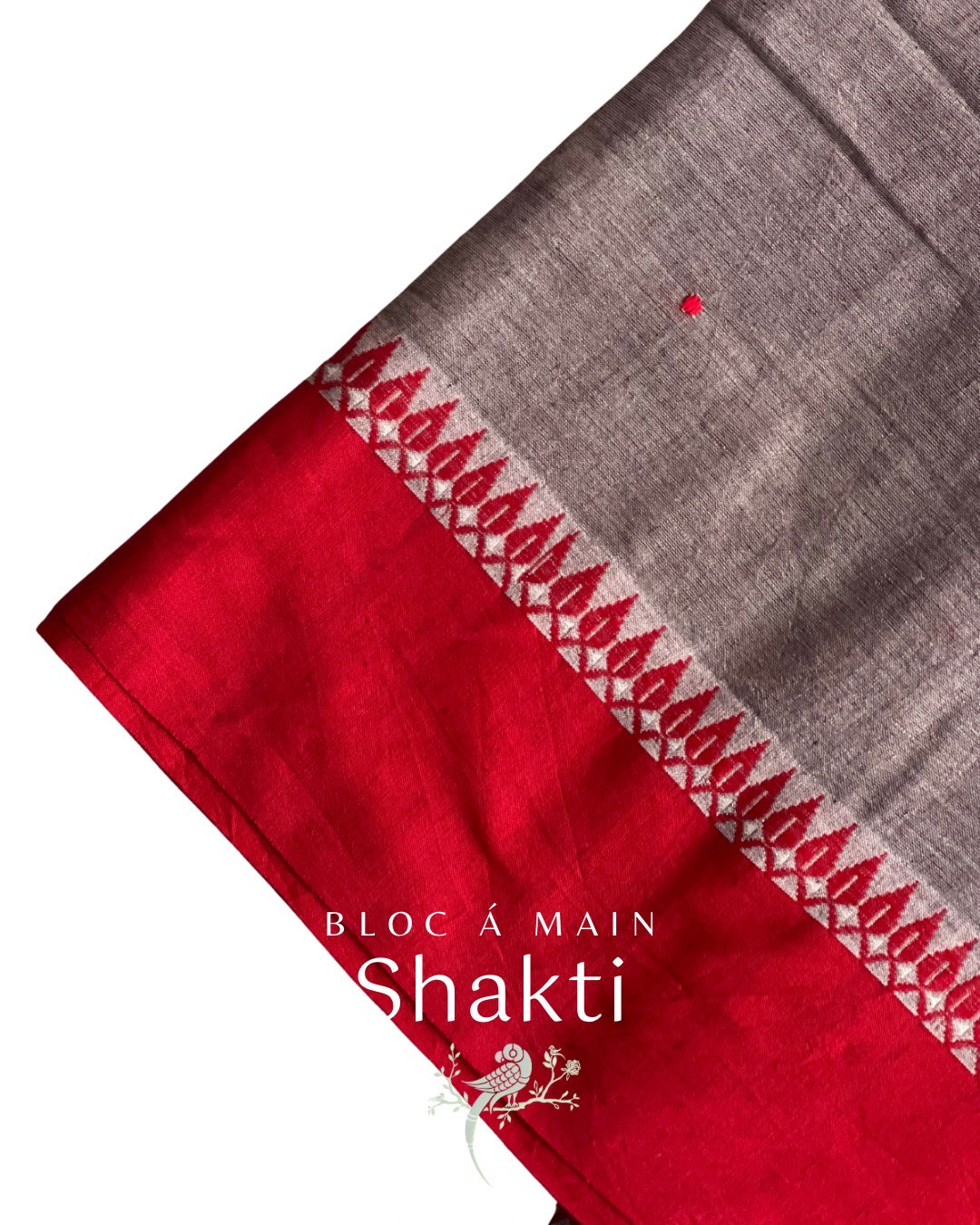 Shakti Begumpuri Cotton Saree by Bloc a Main Atelier