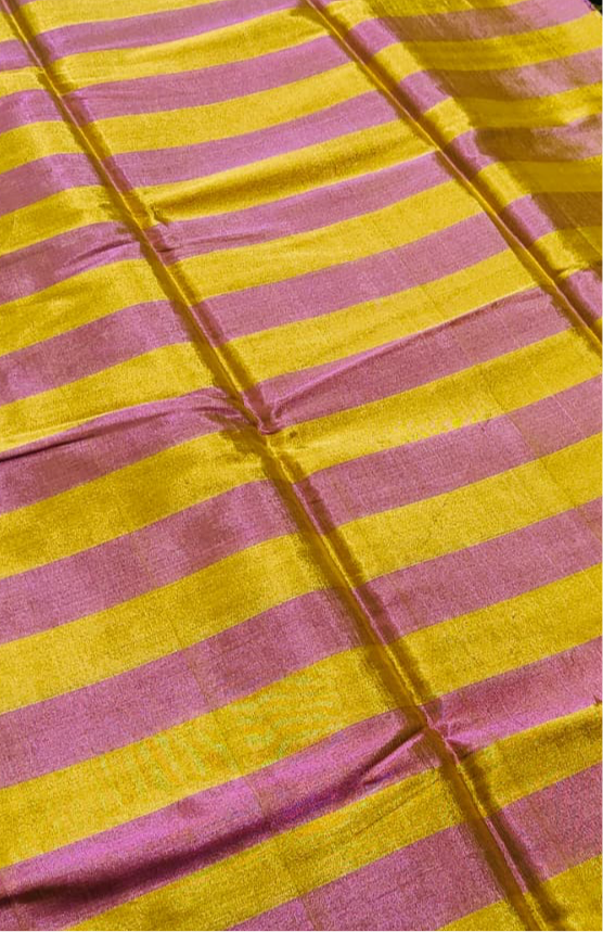 Kanak Gulab Tissue Zari Chanderi Silk Saree by Bloc a Main Atelier