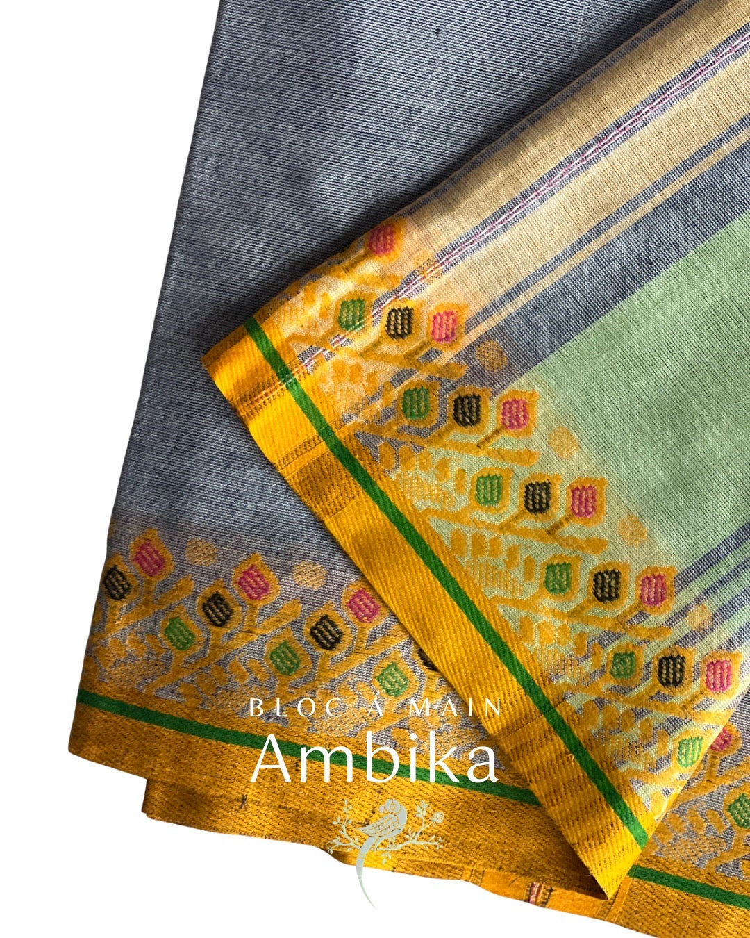 Ambika Begumpuri Cotton Saree by Bloc a Main Atelier