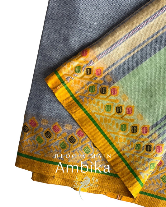 Ambika Begumpuri Cotton Saree by Bloc a Main Atelier