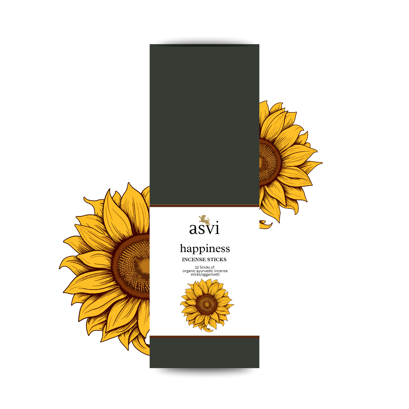 Happiness - Organic Therapeutic Incense Stick - The Happy Blend - Asvi Incense