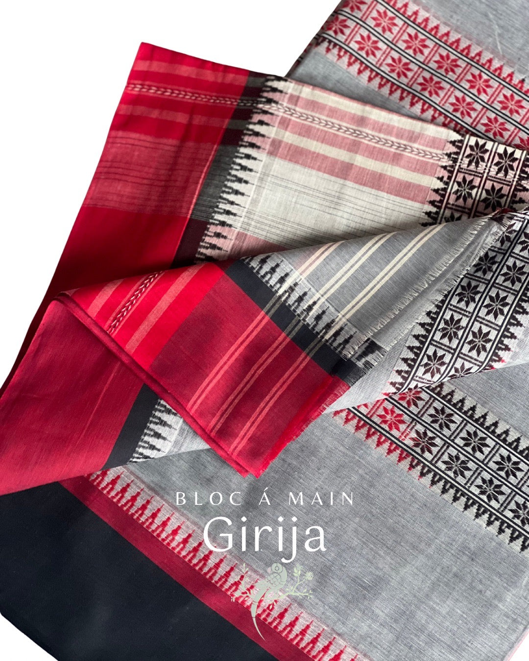 Girija Cotton Begumpuri Saree by Bloc a Main Atelier