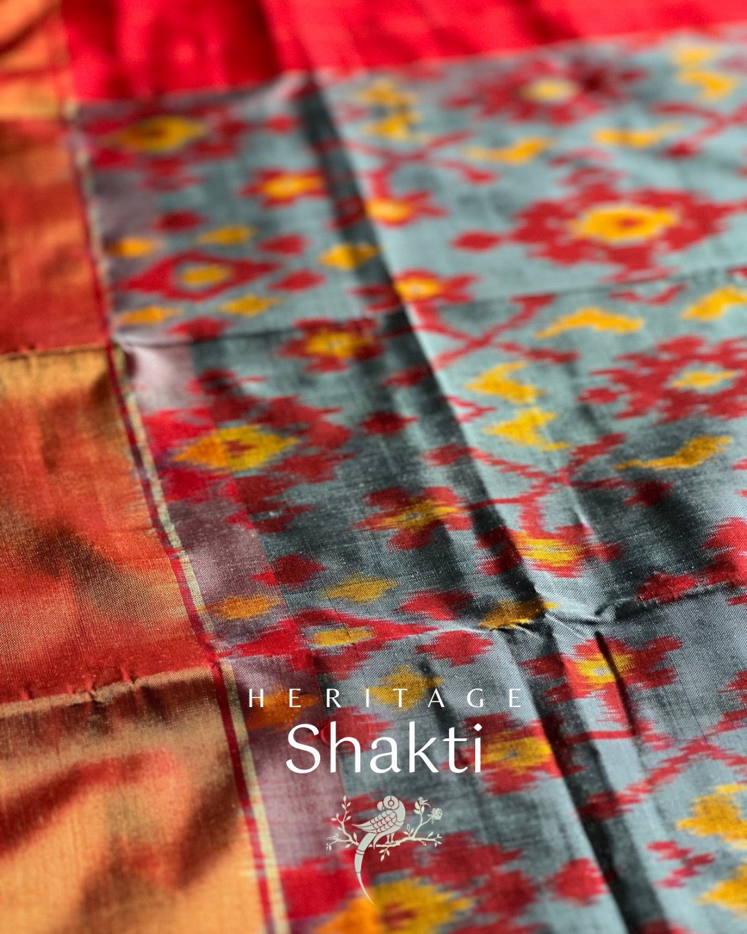 Shakti Silk Pochampally Dupatta