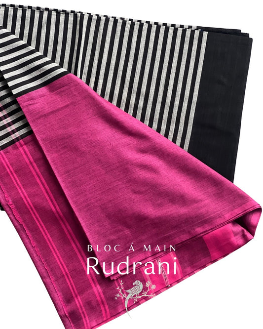 Rudrani Begumpuri Cotton Saree by Bloc a Main Atelier