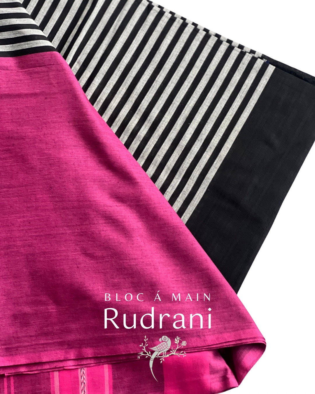 Rudrani Begumpuri Cotton Saree by Bloc a Main Atelier