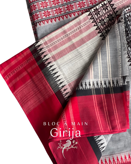 Girija Cotton Begumpuri Saree by Bloc a Main Atelier