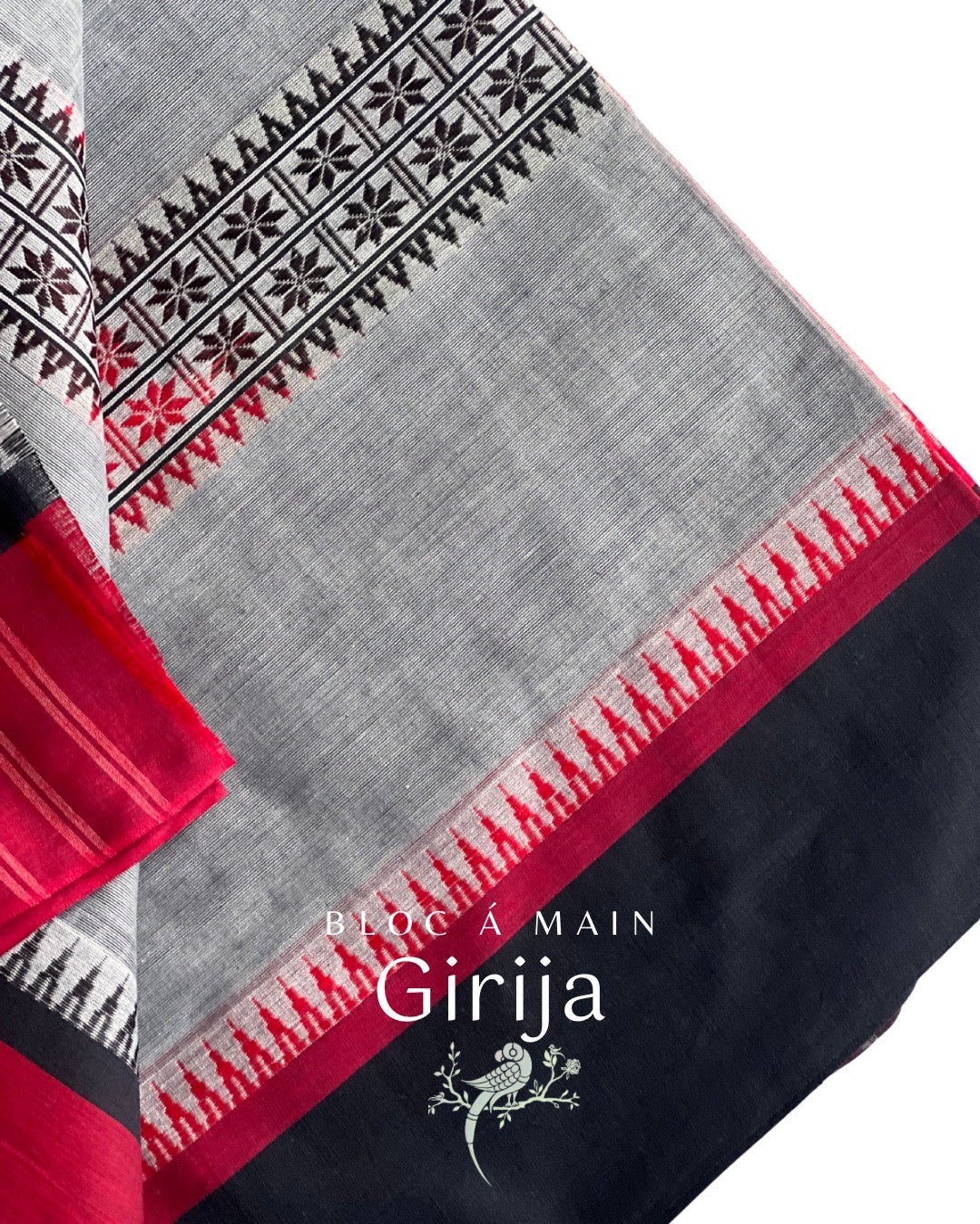 Girija Cotton Begumpuri Saree by Asvi Atelier