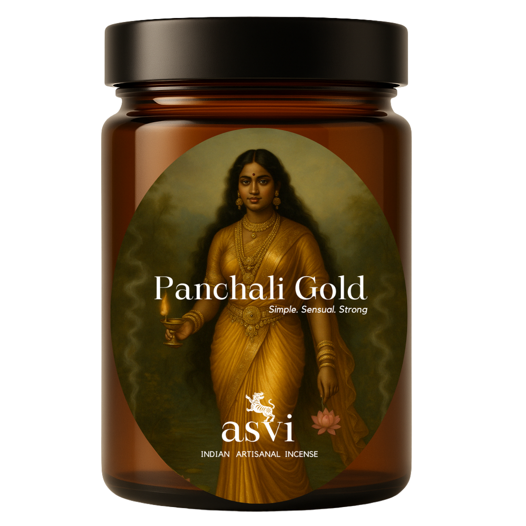 Panchali - Women of Mythology Incense Cones - Asvi Incense - 30 cones - 100% Organic Essential Oils